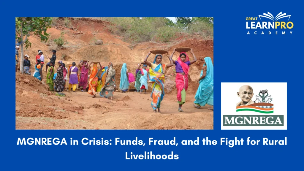 MGNREGA in Crisis: Funds, Fraud, and the Fight for Rural Livelihoods