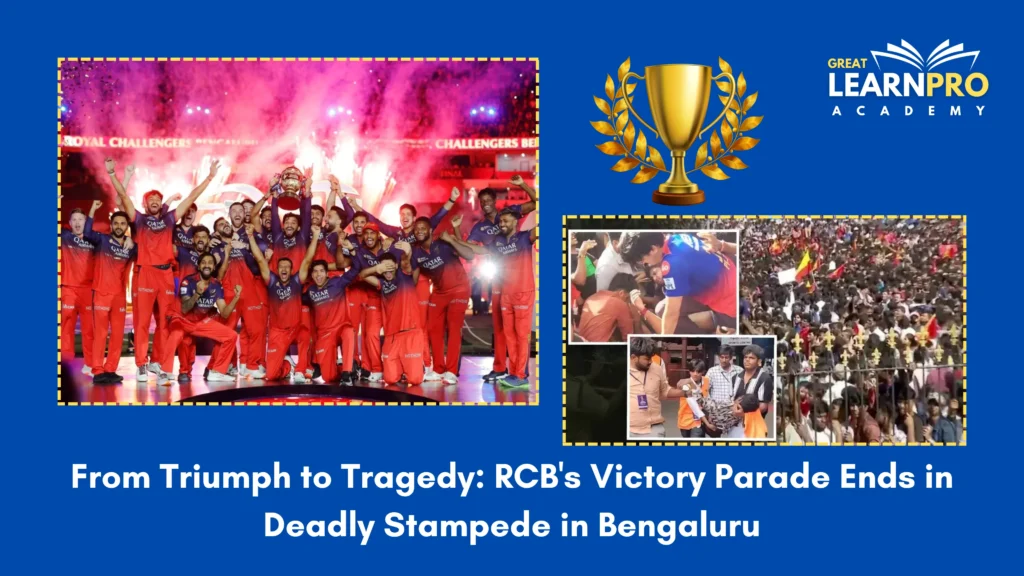 From Triumph to Tragedy: RCB's Victory Parade Ends in Deadly Stampede in Bengaluru