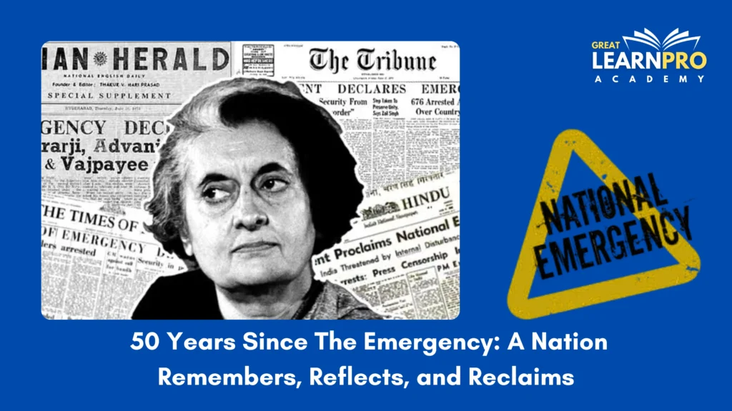  50 Years Since The Emergency: A Nation Remembers, Reflects, and Reclaims