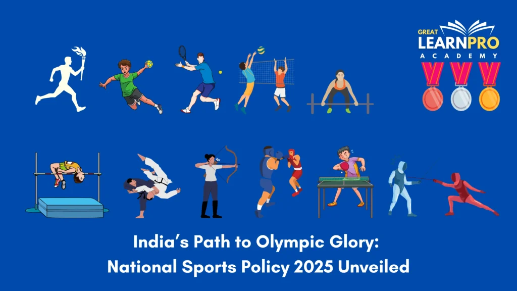 India’s Path to Olympic Glory: National Sports Policy 2025 Unveiled