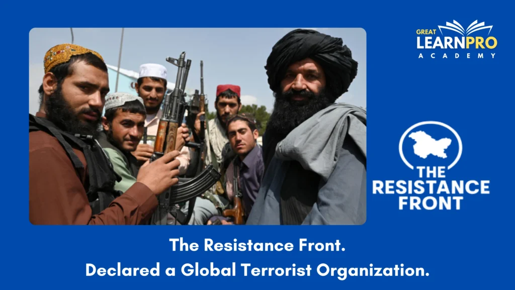 The Resistance Front: Declared a Global Terrorist Organization