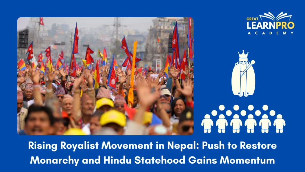 Rising Royalist Movement in Nepal
