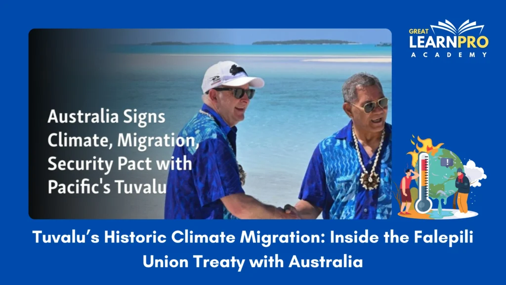 Tuvalu’s Historic Climate Migration