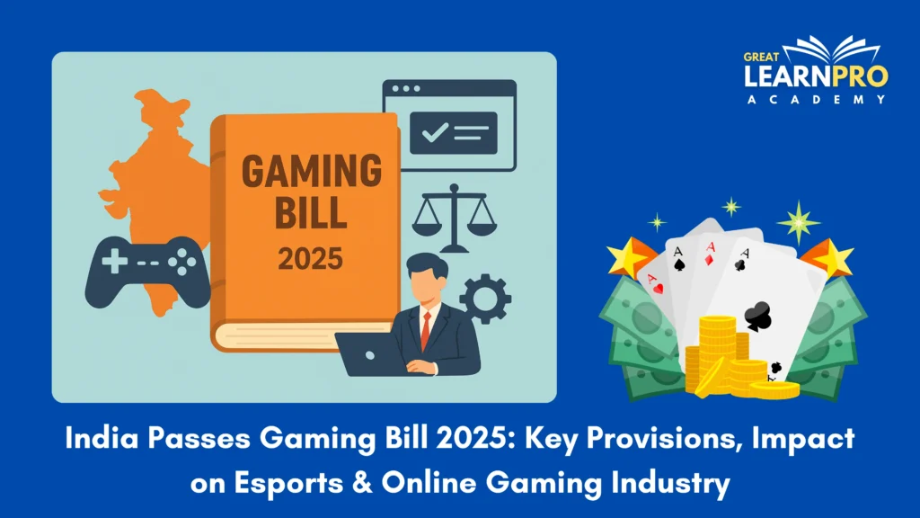 India Passes Gaming Bill 2025