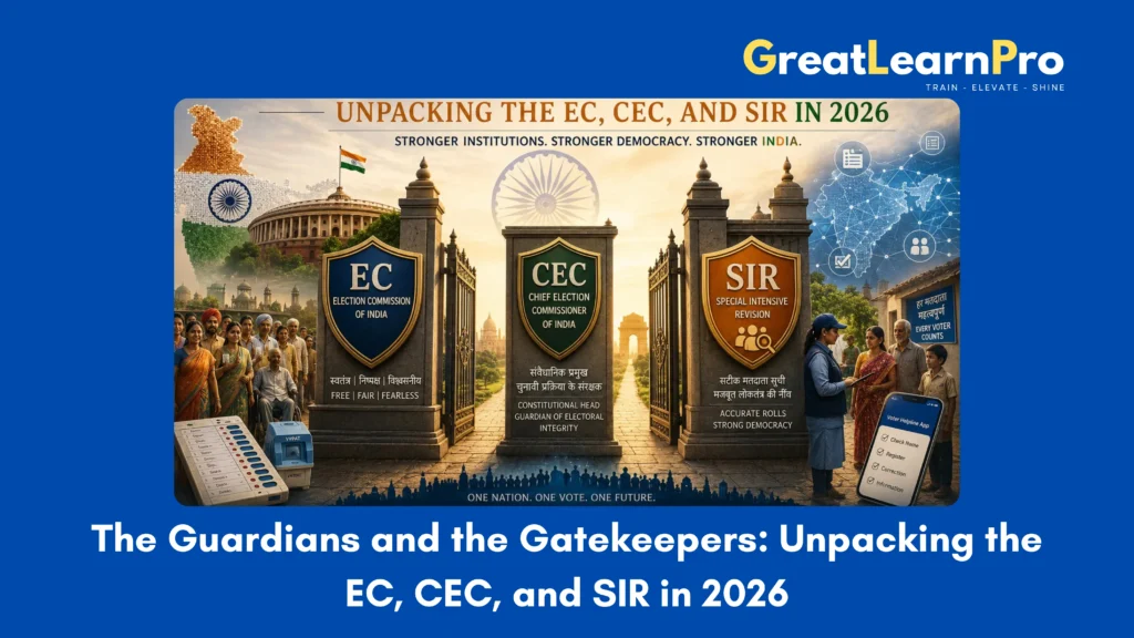 The Guardians and the Gatekeepers: Unpacking the EC, CEC, and SIR in 2026