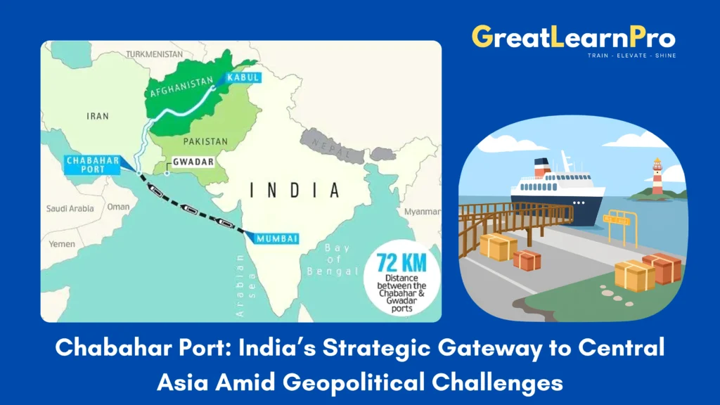 Chabahar Port: India’s Strategic Gateway to Central Asia Amid Geopolitical Challenges