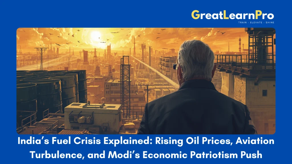 India’s Fuel Crisis Explained: Rising Oil Prices, Aviation Turbulence, and Modi’s Economic Patriotism Push
