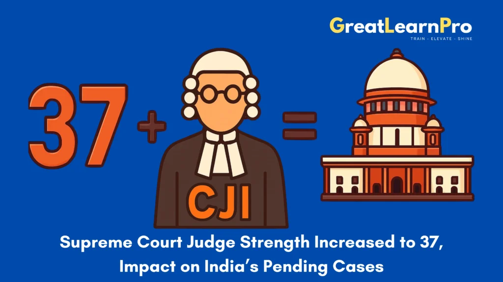 Supreme Court Judge Strength Increased to 37: Impact on India’s Pending Cases
