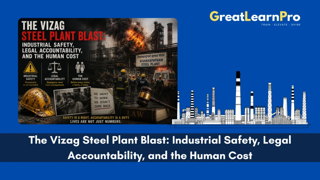 The Vizag Steel Plant Blast: Industrial Safety, Legal Accountability, and the Human Cost